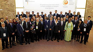 Meeting of high-ranking officials at the Berlin Energy Transition Dialogue 2017.